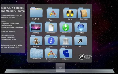 Mac OS X Folders by Maikeru-sama on DeviantArt