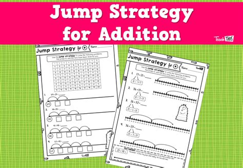 Jump Strategy for Addition :: Teacher Resources and Classroom Games ...