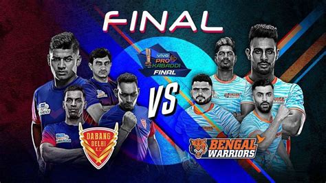 Pro Kabaddi Live Score: Final | Dabang Delhi K.C. v Bengal Warriors | Live Commentary and Match ...