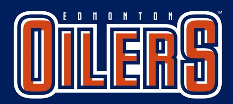 Edmonton Oilers Wordmark Logo | Oilers, Edmonton oilers, Edmonton ...