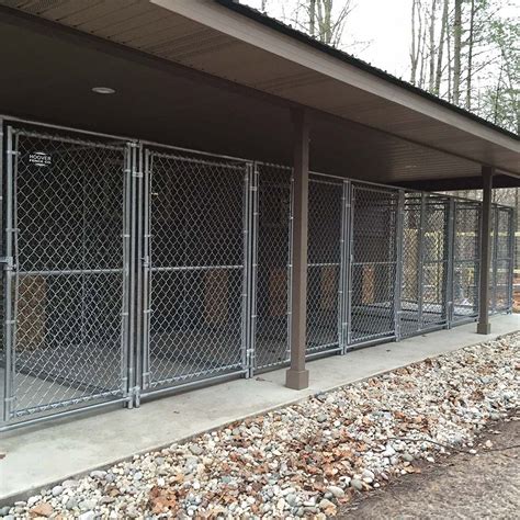 Hoover Fence Chain Link Dog Kennel Panels - Light Grade - .065 Frame w ...