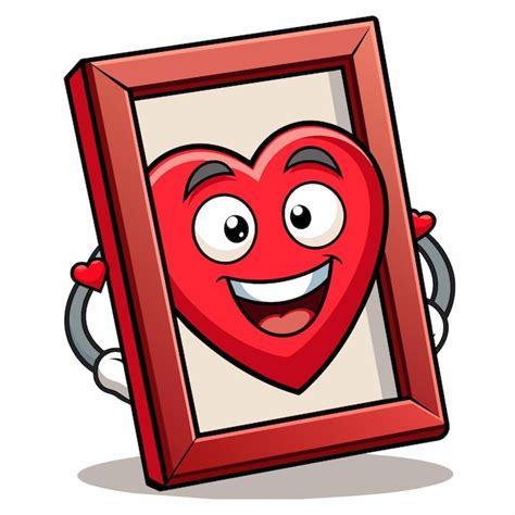 Premium Vector | Hearts border and frame hand drawn cartoon character ...