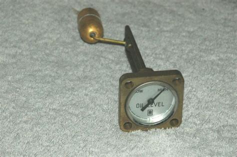 NOS INGERSOLL RAND AIR COMPRESSOR BRASS OIL LEVEL GAUGE/FLOAT ASSEMBLY ...