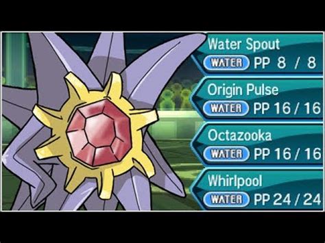 FULL WATER TYPE POKEMON MOVES ONLY TEAM! - YouTube