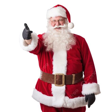 Santa Claus Pointing A Finger, Father, Christmas, Santa Claus PNG Transparent Image and Clipart ...