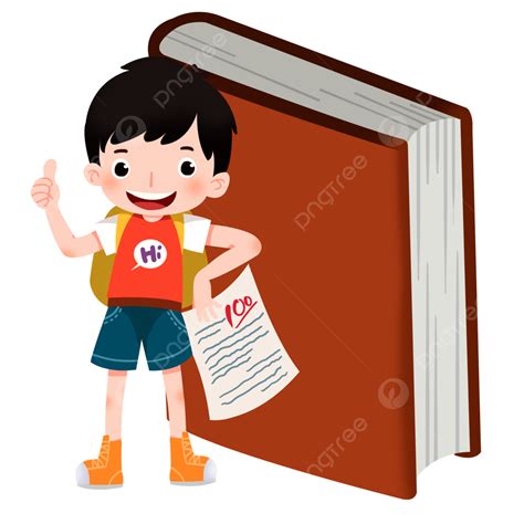 Exam Scores Clipart PNG Images, Cartoon Cute Boy Exam Full Score, Cartoon, Cute, Boy PNG Image ...