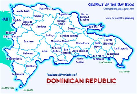 GeoFact of the Day: Dominican Republic Provinces