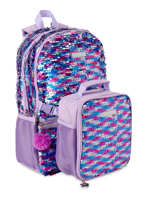 Limited Too Flip Sequin Backpack with Lunch Bag - Walmart.com