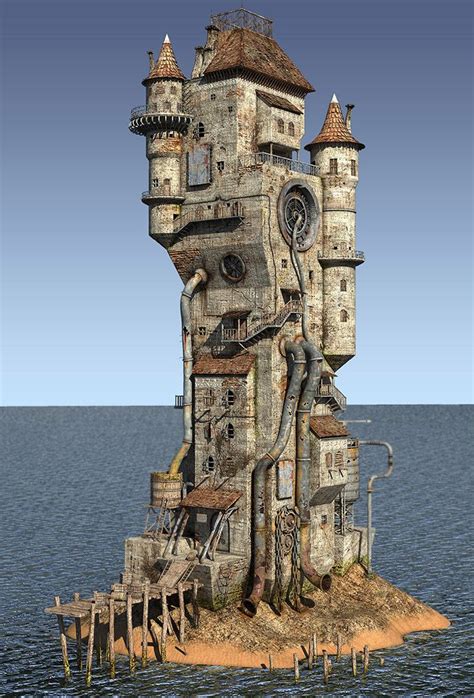 Steampunk Building, Décor Steampunk, Unusual Buildings, Amazing ...