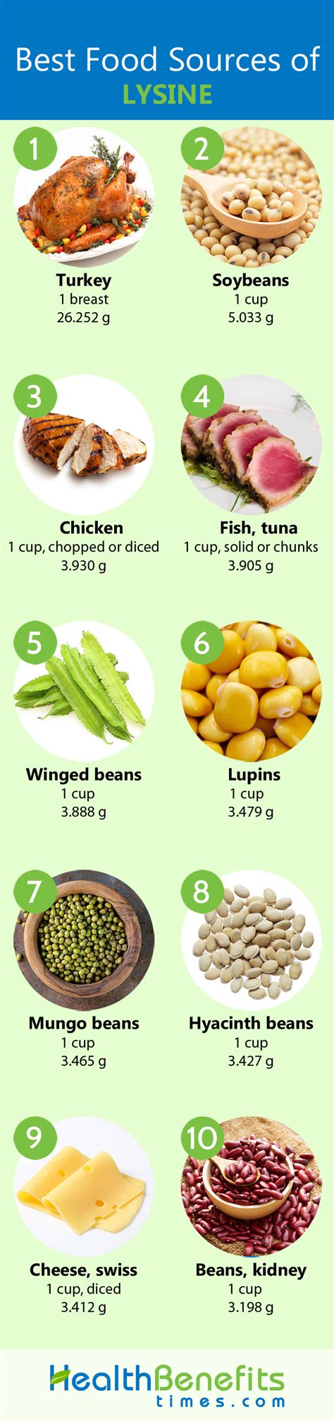 Lysine Foods