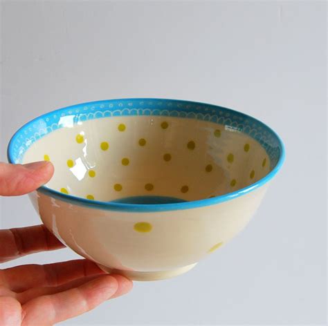 polka dot bowl