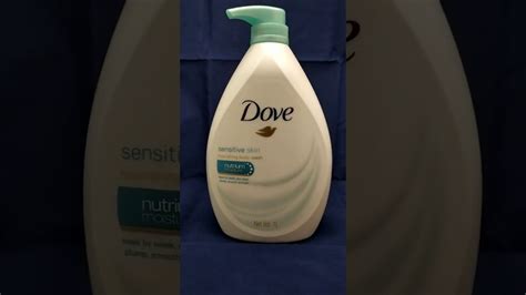 Dove Shower Gel Sensitive Skin 1L - YouTube