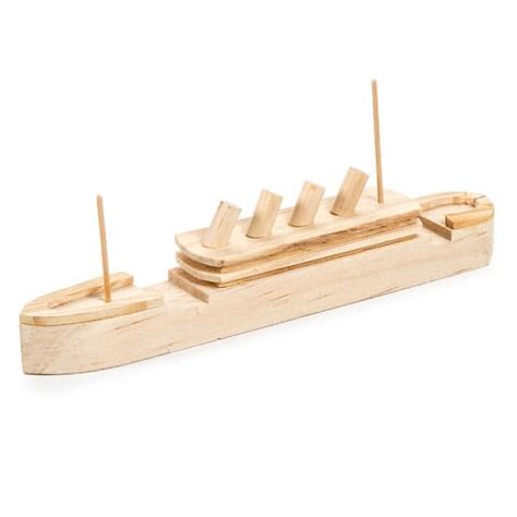 Darice 9178-91 Wooden Titanic Model Kit - Walmart.com