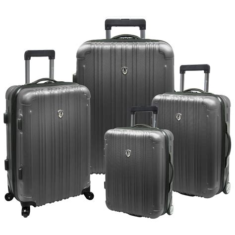 Traveler's Choice New Luxembourg 4pc Expandable Hard-sided Luggage Set ...