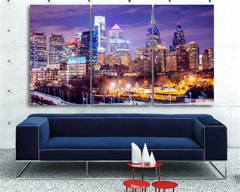 Philadelphia Canvas Art Philadelphia Wall Art Philadelphia | Etsy