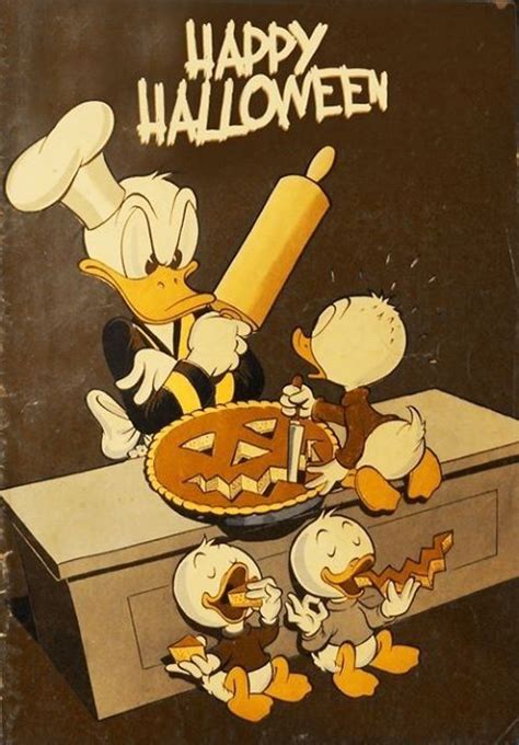 Donald Duck & nephews | Vintage halloween, Retro halloween, Disney halloween