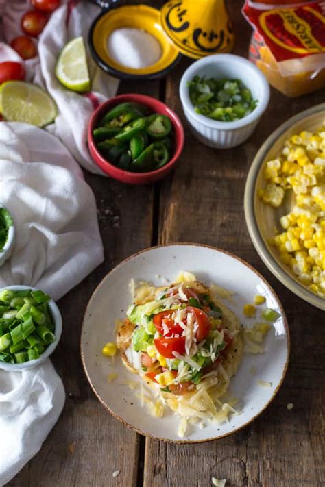 Authentic Colombian cheese arepas with all the fixings