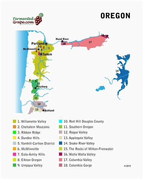 Southern oregon Wineries Map | secretmuseum