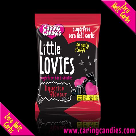 Caring Candies Sugar free Liquorice flavoured Little Lovies Sweets Reviews | abillion