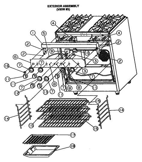 Viking Stove Parts Diagram