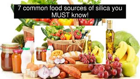 7 common food sources of silica you MUST know! - YouTube