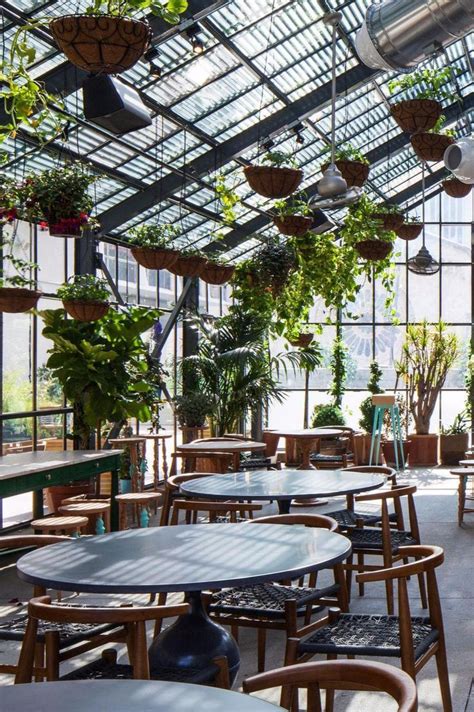 The veggie-centric Commissary restaurant is housed in a stunning glass greenhouse. The LINE Ho ...