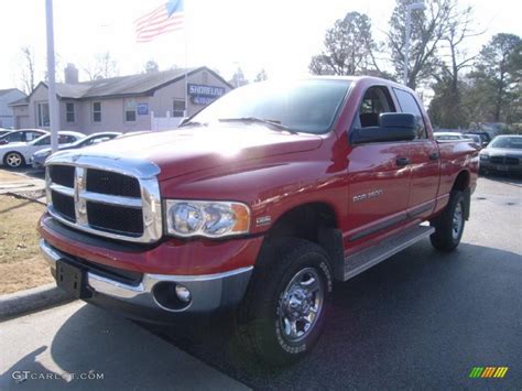 2003 Flame Red Dodge Ram 2500 SLT Quad Cab 4x4 #43339382 Photo #26 | GTCarLot.com - Car Color ...