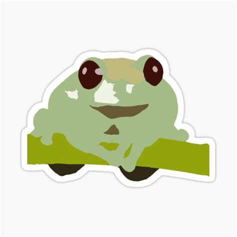 "Frog Stencil Work, Handmade" Sticker for Sale by d1stress | Redbubble