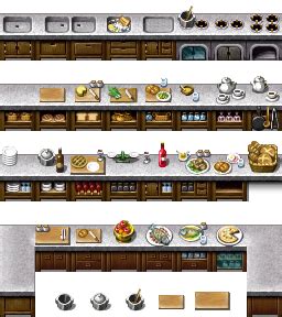 RPG Maker VX/Ace - Kitchen Cabinets by Ayene-chan on DeviantArt