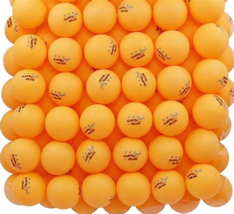 Orange Ping Pong Balls 3 Stars Rating Ball Size 40MM Table Tennis [20,15,10,5] | eBay