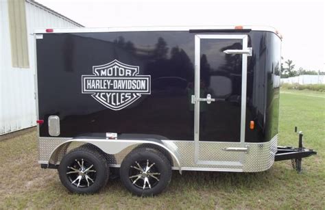 6 x 10 Tandem Custom Harley Davidson Trailer - Custom Trailers | Triple ...