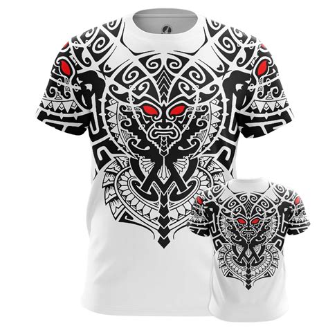 Men's T-shirt Maori Tattoos Print Clothes Pattern - Idolstore ...