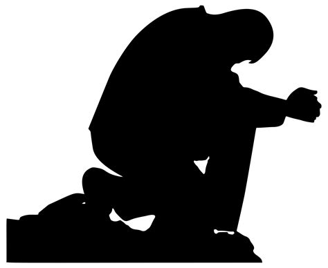 Man Praying Silhouette at GetDrawings | Free download