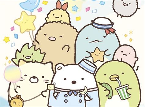 sumikko gurashi tapete,karikatur,gelb,clip art,linie,design (#94439) - WallpaperUse