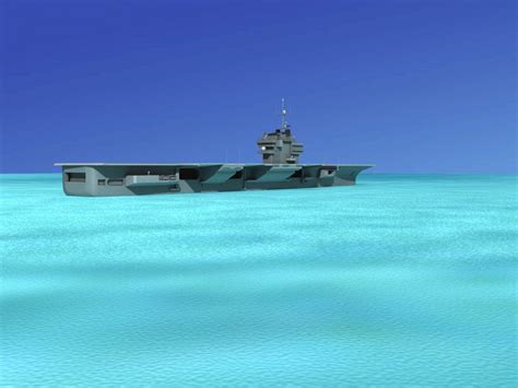 Forrestal Class Carrier Base Model by Dreamscape Studios