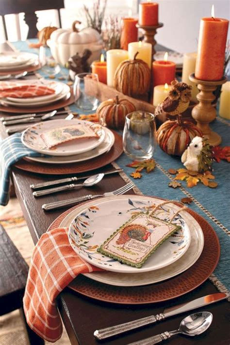 25 Nature-Inspired Thanksgiving Table Settings | HomeMydesign