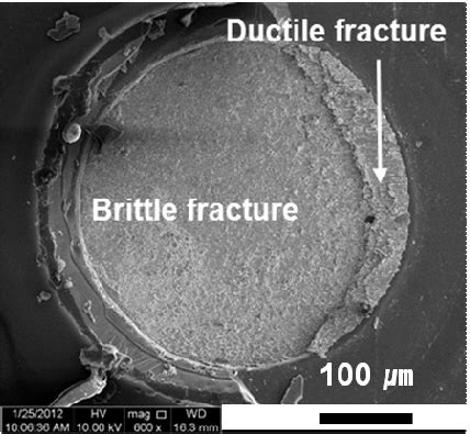 Ductile Fracture Surface