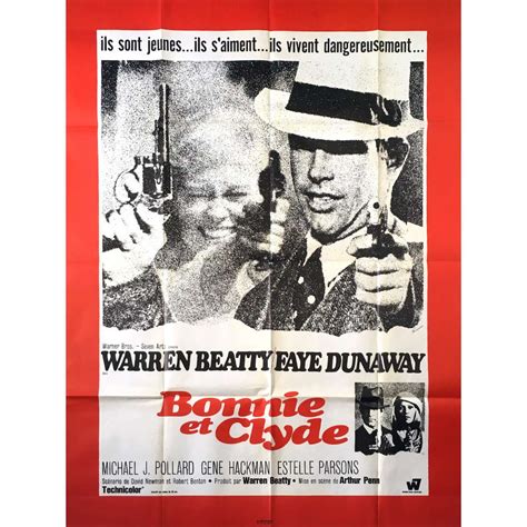 BONNIE AND CLYDE Movie Poster 47x63 in.