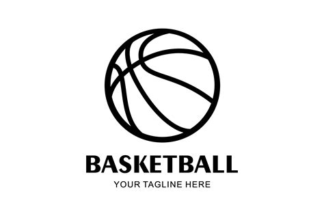 Black and White Logo - Basketball #27 Graphic by RANartLabs · Creative Fabrica