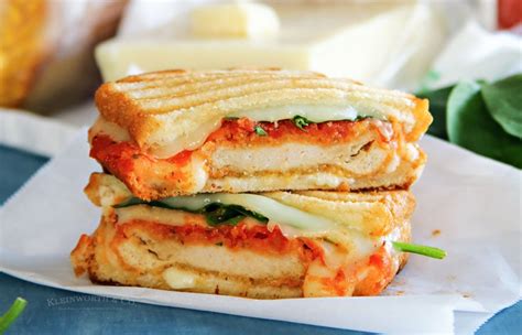 Chicken Parmesan Grilled Cheese Sandwich - Yummi Haus