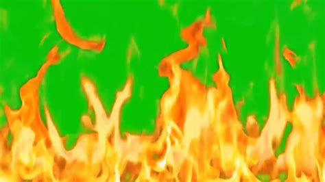 Fire Green Screen HD - YouTube