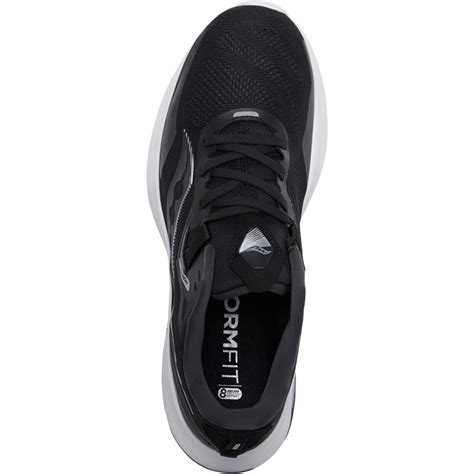 Buy Saucony Mens Guide 15 Stability Running Shoes Black/White