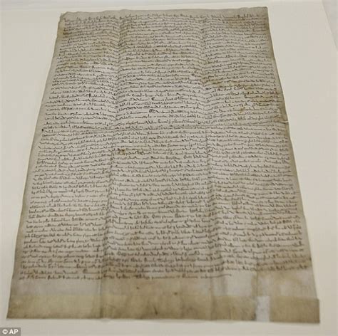 Rare 1217 copy of Magna Carta leaves Britain for the first time to go on view at Houston museum ...