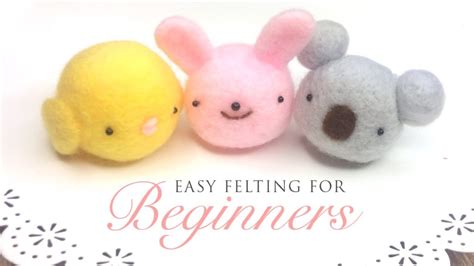 Easy but Awesome Needle Felting Projects for Beginners