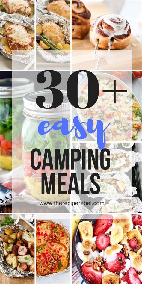 30+ Easy Camping Meals (easy prep campfire cooking) The Recipe Rebel