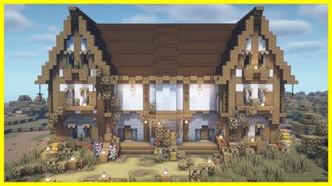 Minecraft Town Hall Medieval