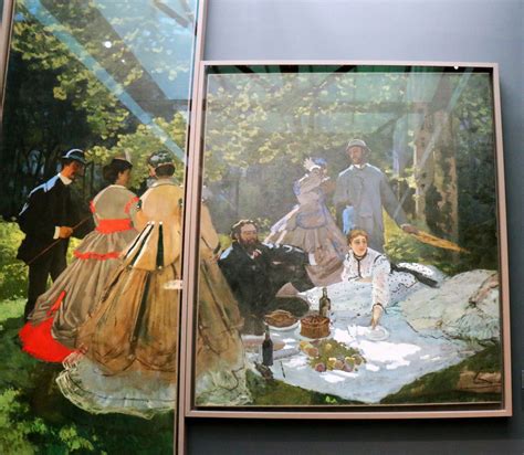 Le déjeuner sur l'herbe, huile sur toile de Claude Monet - Le blog de acbx41