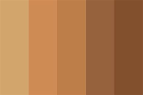 Beautiful Brown Color Palette