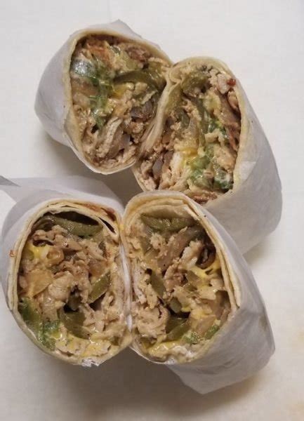 Grilled Chicken Cheesesteak Wrap | worldofcooking.net