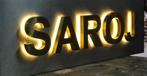 Brass Letter signages in bangalore and India